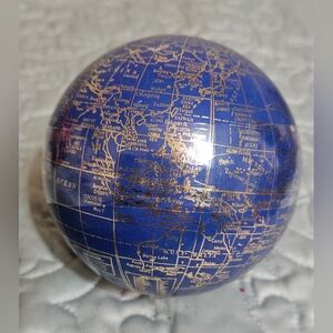 Blue and Gold Globe Accent From Pier 1